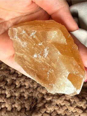 Golden Citrine Crystal Chunk - Natural Raw Stone